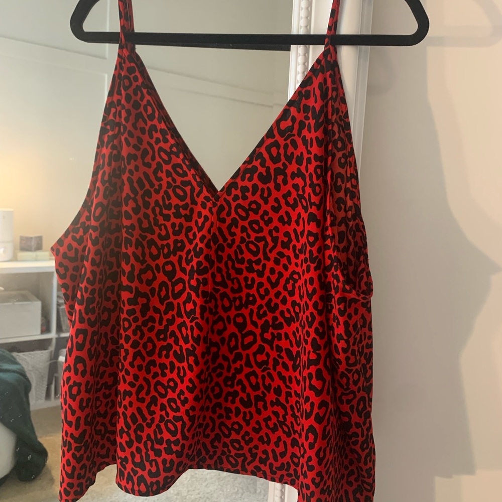 Cheetah print tank